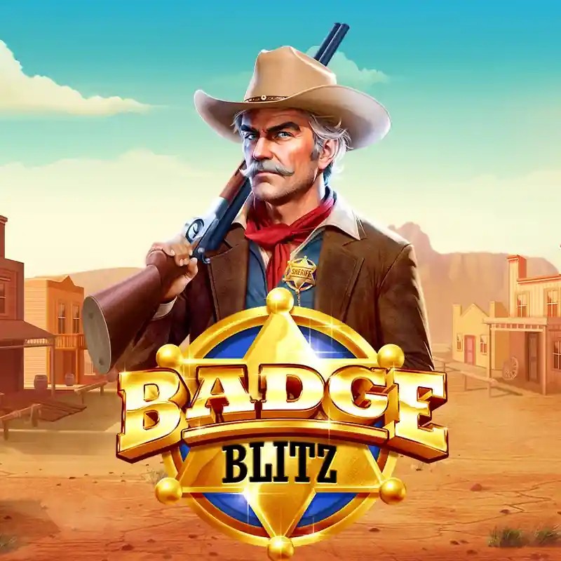 Badge Blitz game by Pragmatic Play – logo hosted on Betninja Casino