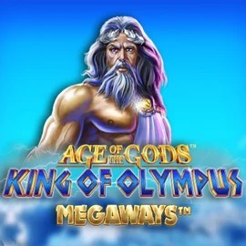Age Of The Gods: King of Olympus Megaways online game logo by Origins on bettninja.com