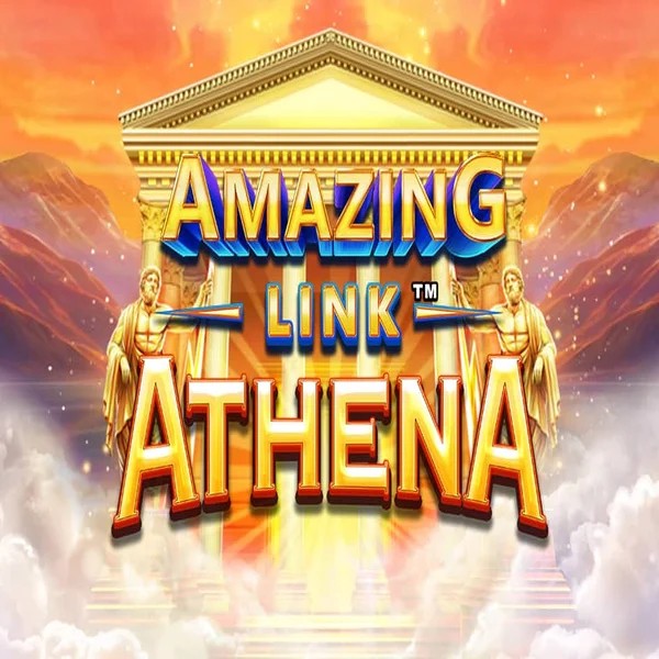 Amazing Link Athena slot logo by SpinPlay Games at Betninja Casino