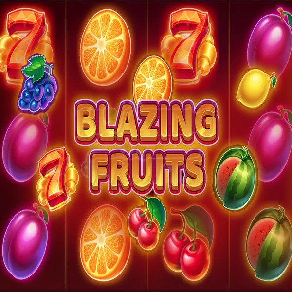 Blazing Fruits slot logo by Inbet Games at Betninja Casino