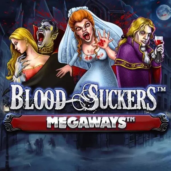 Official Slots logo: Blood Suckers Megaways by Red Tiger Gaming at Betninja Casino