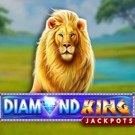 Diamond King Jackpots logo by SpinPlay Games at Betninja Casino