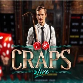 Live Casino logo of Live Craps from Evolution at Betninja Casino