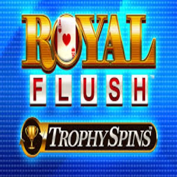 Royal Flush Trophy Spins slot visual from Greentube available on bettninja.com