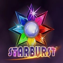 Official Slots logo: Starburst by NetEnt at Betninja Casino