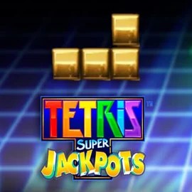 Tetris Super Jackpots online game logo by WMS on bettninja.com