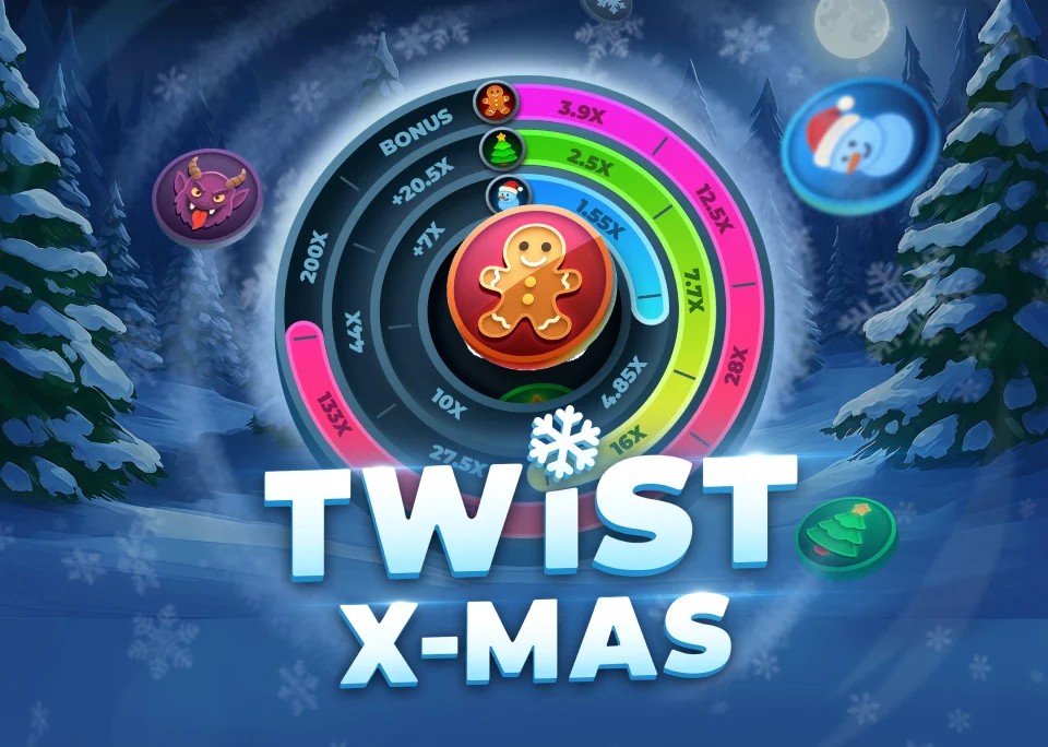 Twist X-mas online game logo by InOut on bettninja.com